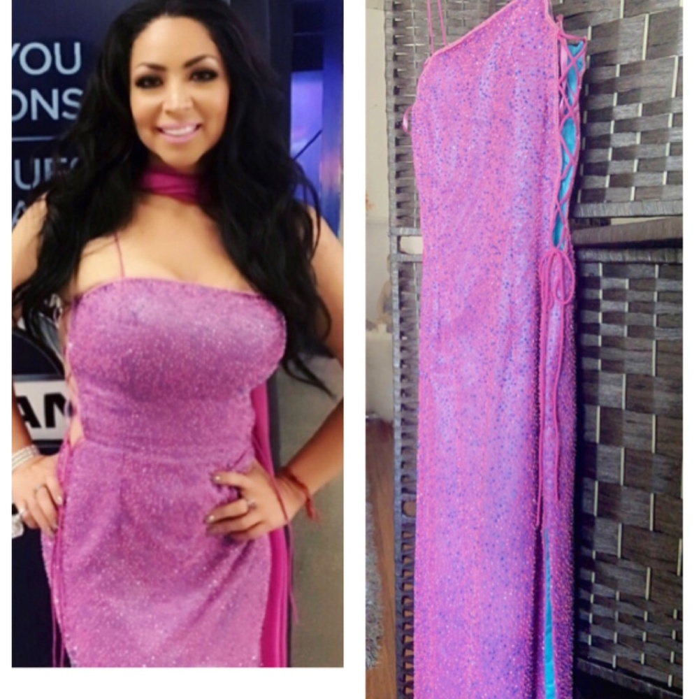 Pink Sparkling Dress
